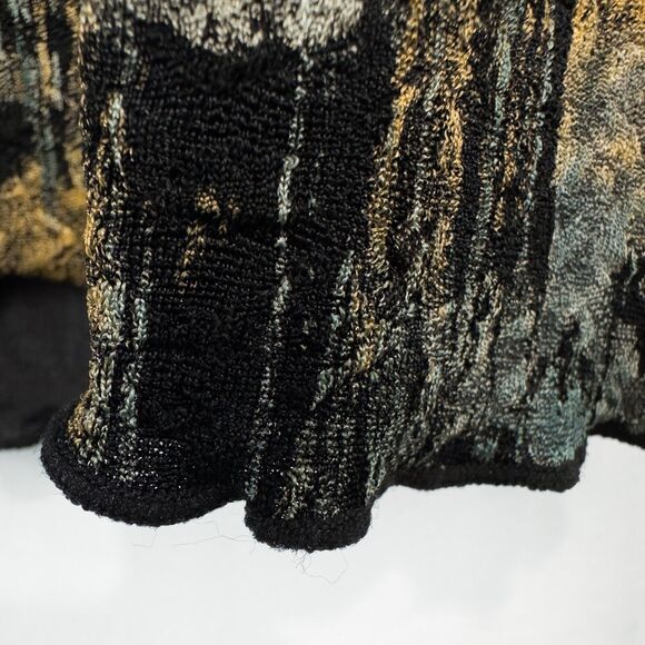 Christopher & Banks 3/4 Sleeve Lettuce Hem Top Womens Medium Artsy Fairy Grunge - Picture 10 of 16